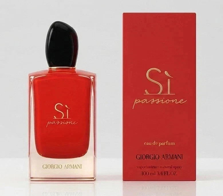 Armani Sì Passione Women's Perfume EDP Spray 100ml Luxury Fragrance