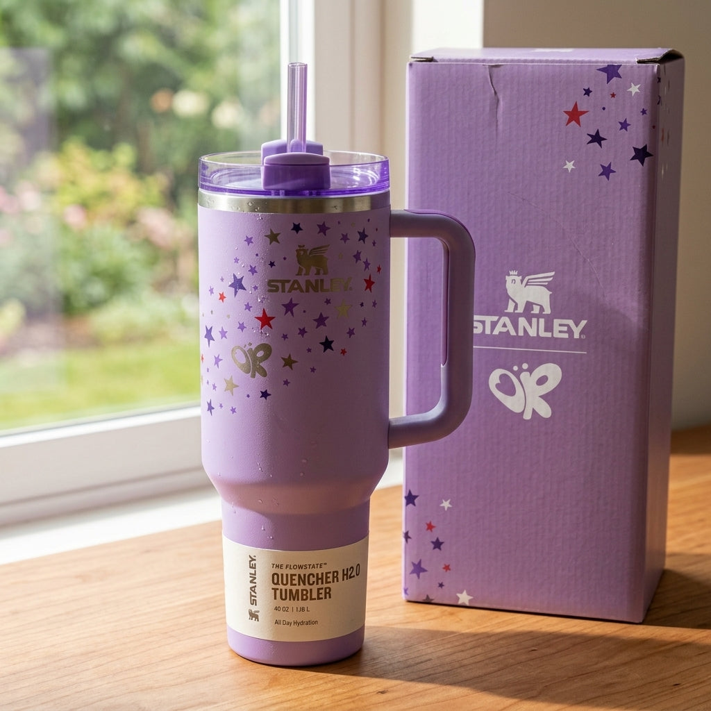 Stanley x Olivia Rodrigo Quencher H2.0 FlowState Tumbler 40 oz – New