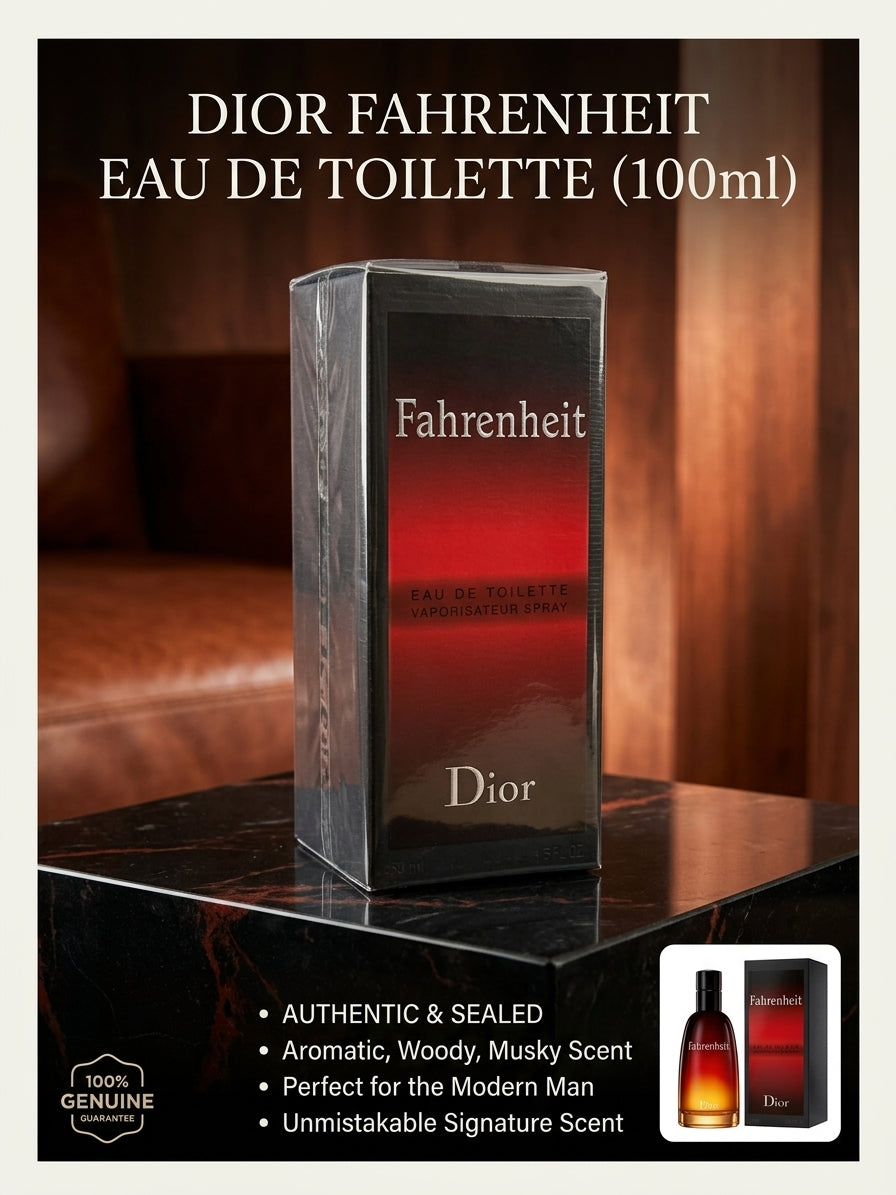 Dior Fahrenheit Eau De Toilette - Warm & Spicy Men's Cologne