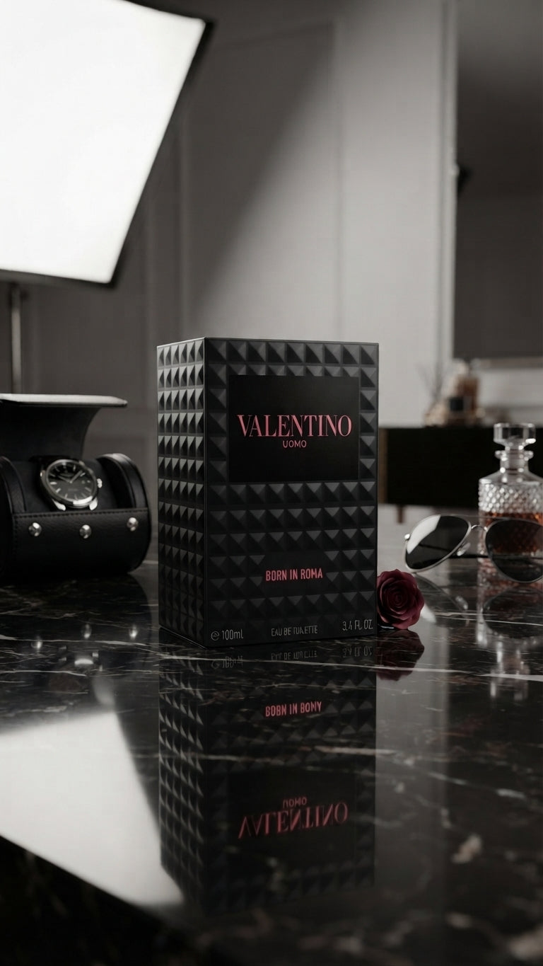 Valentino Uomo Born in Roma EDT 100ml with Rockstud Box