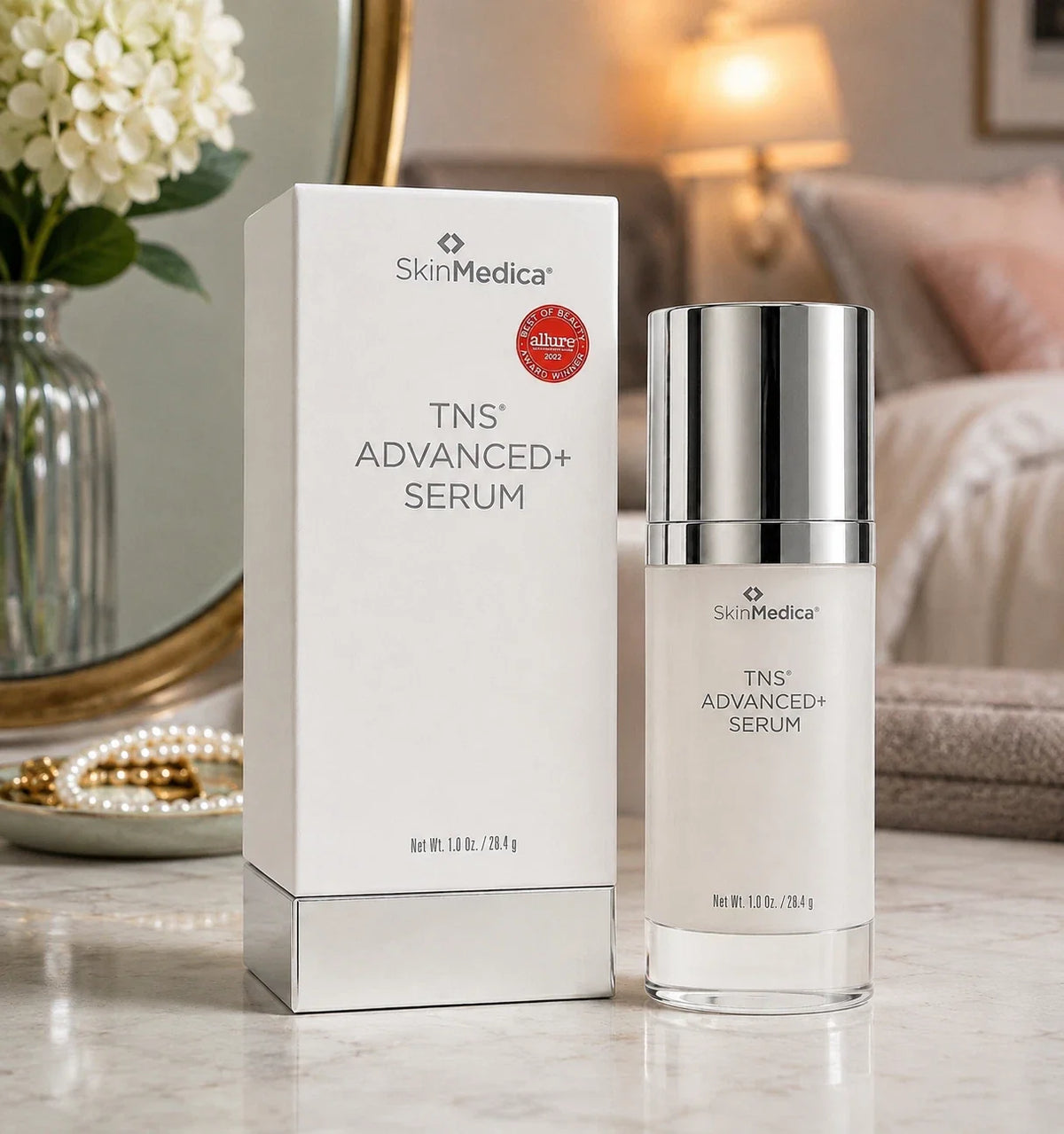 SkinMedica TNS Advanced+ Serum for All Skin Types – 1 oz Facial Treatment