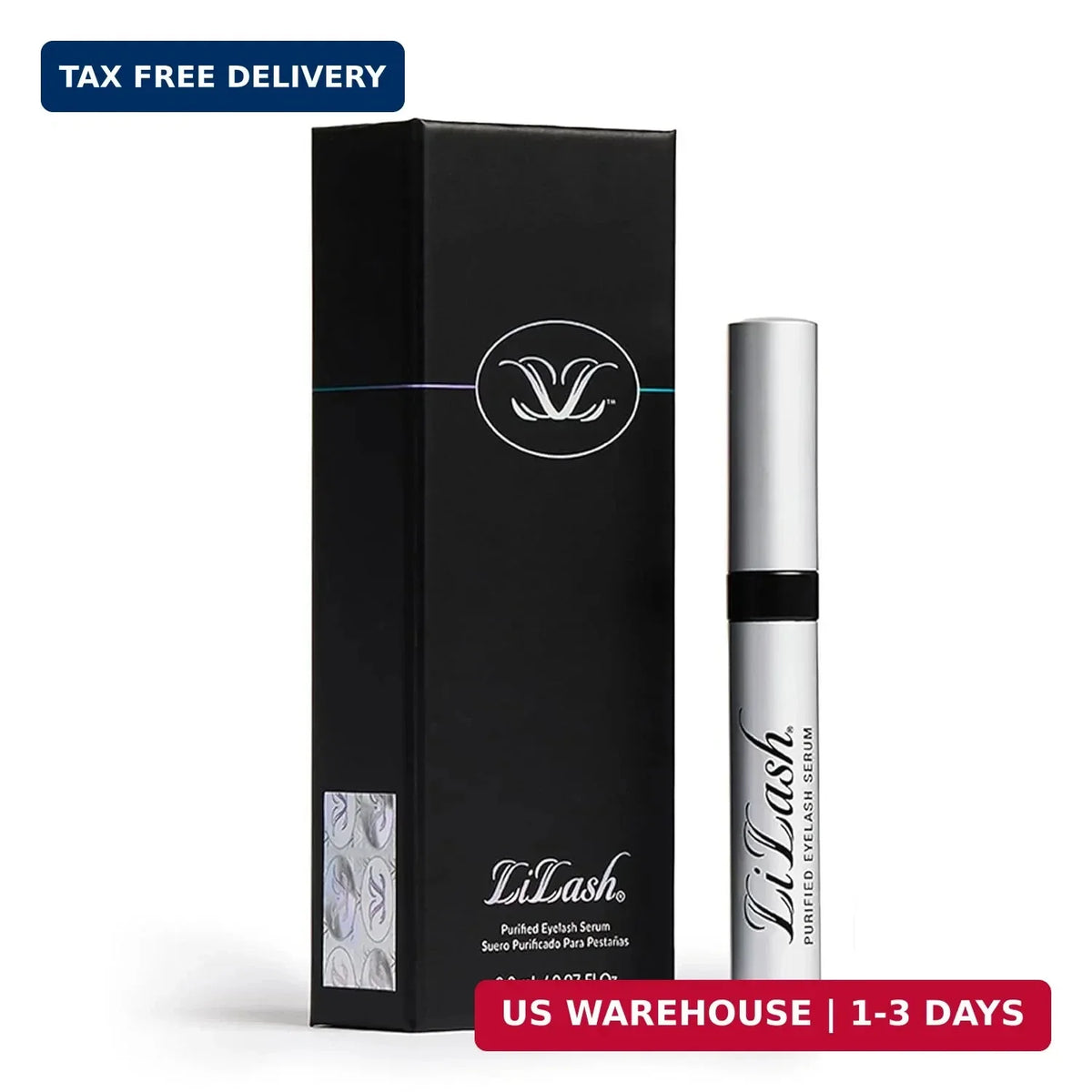 LiLash Purified Eyelash Serum 0.07 fl oz – Premium Lash Care Treatment